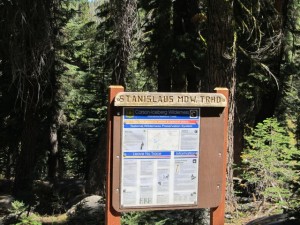 Stanislause Meadow Trail Head Sign
